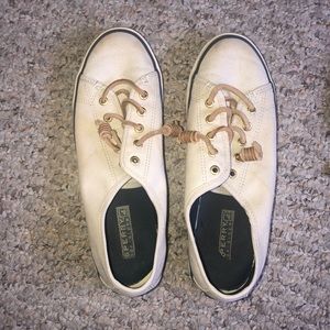 Sperry Shoes Ivory Color Size 7.5